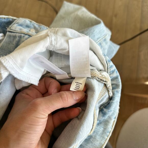 Loft High Rise Kick Crop Light Wash Jeans Blue 28 - Picture 5 of 11